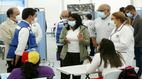 Venezuela agradece apoyo de la Cruz Roja en plan de vacunación Venezuela