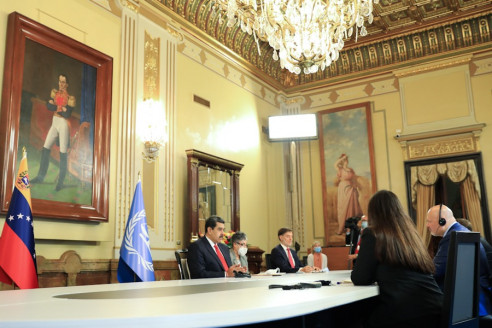 Presidente de Venezuela agradeció al fiscal de CPI su voluntad de reunirse en Caracas Portada