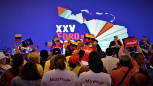 Foro de Sao Paulo llamó a preservar la paz en Venezuela y en la región latinoamericana Latinoamérica