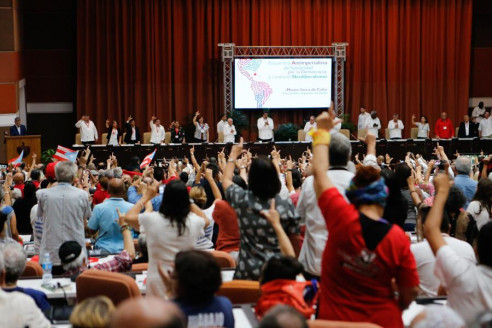Clausura Congreso Antiimperialista en Cuba con el compromiso de defender a los pueblos de latinoamerica Latinoamérica