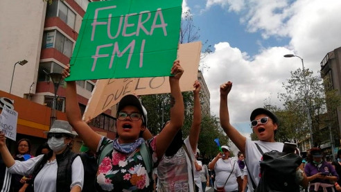 Ecuatorianos salieron a las calles masivamente en contra del FMI y Lenín Moreno Latinoamérica