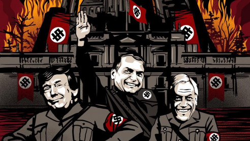 Ilustrador chileno se viraliza con imagen que denota la realidad amazónica Chile