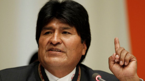 Evo Morales dice que EE. UU.