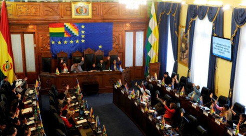 Senado de Bolivia aprobó ley para convocar nuevas elecciones presidenciales Latinoamérica