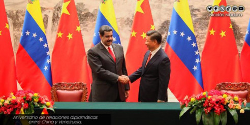 Maduro destaca que cooperación de Venezuela y China es un referente de la nueva diplomacia Venezuela
