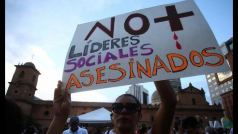 Colombia registra la penosa cifra de cinco líderes sociales asesinados durante el fin de semana Justicia y DD.HH