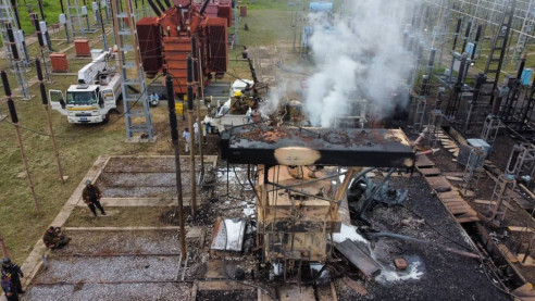 Autoridades venezolanas evalúan daños ocasionados por ataque terrorista a subestación eléctrica Venezuela