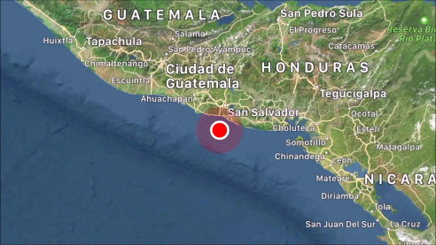 Alerta de tsunami en El Salvador tras sismo de magnitud de 6,8 Latinoamérica
