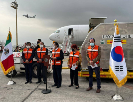 Corea del Sur ahora dona 516 mil vacunas anticovid a México México