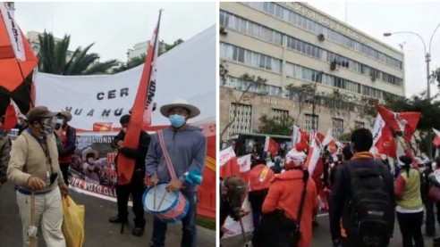Miles de peruanos marcharon impacientes ante retraso de la proclamación del nuevo presidente Latinoamérica