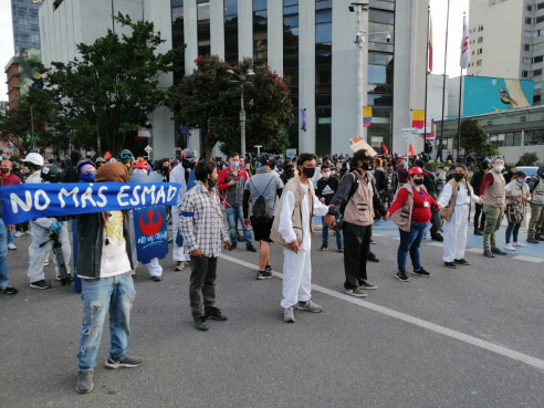 Colombia: denuncian fuerte represión contra manifestaciones en Bogotá y Medellín Colombia