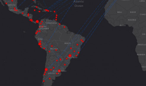 Más de 850 casos confirmados: Reportan incremento de víctimas por Covid-19 en América Latina Latinoamérica