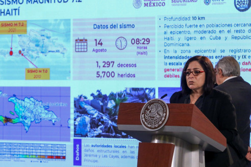 México envía tres aviones con ayuda a Haití, golpeado por sismo México