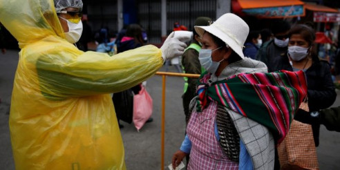 Más de 2.000 casos y centenar de muertes por Covid-19 en Bolivia 