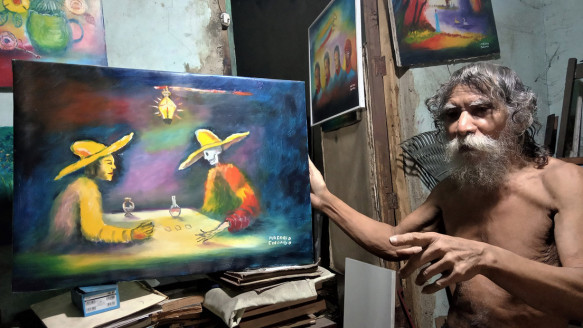 Macario Colombo, el pintor venezolano que vive encerrado desde hace más de 50 años por voluntad creadora Reportajes & Investigación
