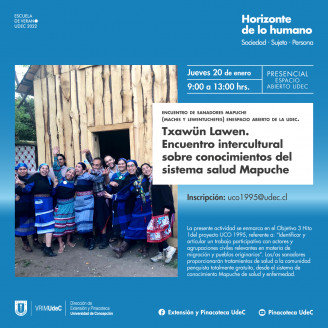 Hoy en Concepción: “TxawünLawen, encuentro intercultural sobre conocimientos del sistema salud Mapuche” Actualidad
