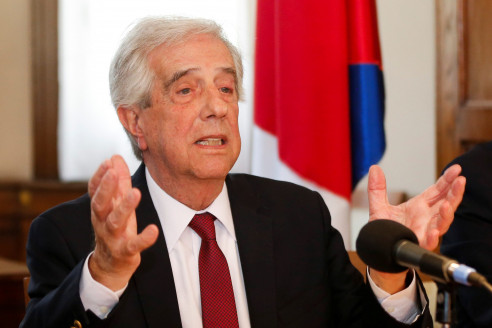 Pandemia no frenó a los uruguayos para despedir al expresidente Tabaré Vázquez Latinoamérica