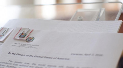 Carta de Maduro a EEUU:
