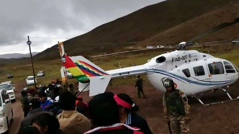 Posible magnicidio: Helicóptero de Evo Morales cae de 15 metros de altura Latinoamérica