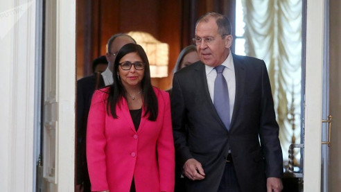 Lavrov se reunirá esta semana con vicepresidenta de Venezuela en Moscú Latinoamérica