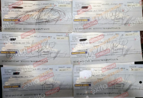 (Fotos) Se filtran presuntos cheques que cobraría Carlos Mesa para aceptar vicepresidencia en el 2002 Latinoamérica