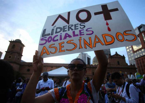 Asesinados cuatro nuevos líderes sociales en menos de 24 horas en Colombia Colombia