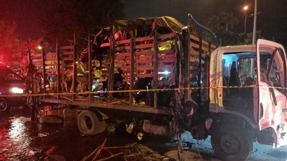 10 policías heridos dejó atentado con explosivos en la ciudad colombiana de Cali Actualidad