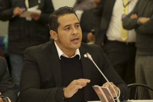 Ronny Aleaga, asambleísta de Ecuador: 