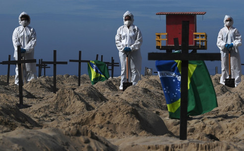 El drama de un gigante: Brasil superó las 172.000 muertes por Covid-19 Actualidad
