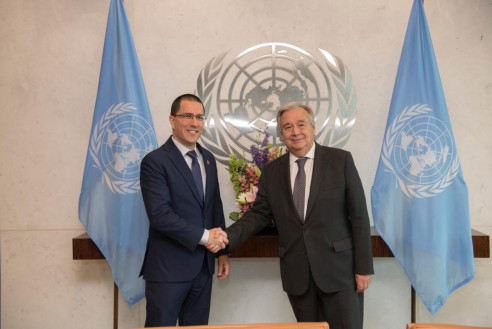 Secretario general de la ONU ratificó a canciller venezolano su apoyo al proceso de diálogo Latinoamérica
