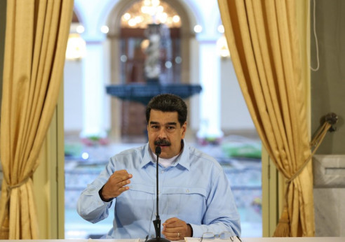 Maduro denunció un bloqueo naval y aéreo de Estados Unidos contra Venezuela Latinoamérica