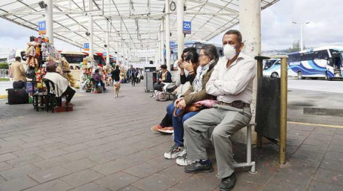 Terminales de Quito reabrieron después de seis meses de cierre tras confinamiento por la pandemia Ecuador