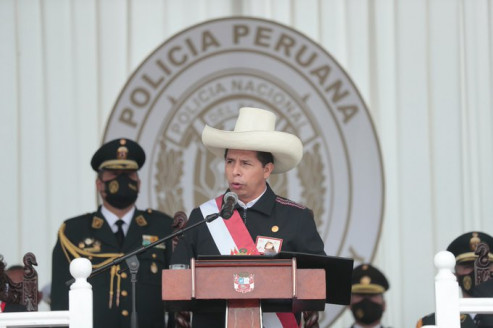 Perú Libre rechaza moción de vacancia contra Castillo