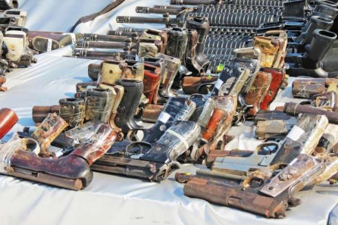 En México confiscan cada día 34 armas procedentes de Estados Unidos México