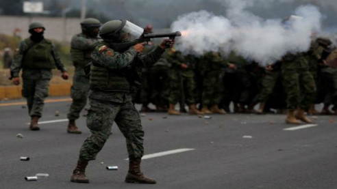 Grupo de Puebla condena represión de movilizaciones en Ecuador Latinoamérica