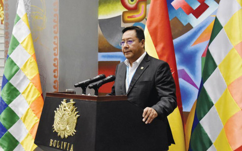 Arce advierte que Bolivia