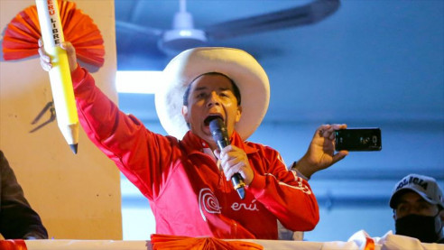 Con 100 % de las actas electorales procesadas, Castillo queda en primer lugar en Perú Latinoamérica