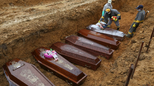 Brasil registra otro día oscuro con nuevo récord de 1.188 muertes por COVID-19 Latinoamérica
