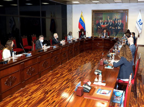 Autoridades judiciales y militares de Venezuela se reunieron con integrantes de comisión enviada por Unión Europea Actualidad