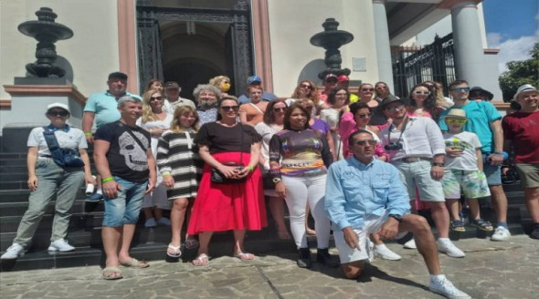 Ciudadanos rusos visitan Caracas Venezuela