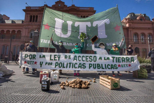 Trabajadores rurales argentinos exigieron ley de tierras Latinoamérica
