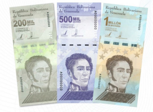 Banco Central de Venezuela incorpora tres nuevos billetes a su cono monetario Latinoamérica