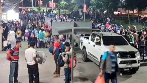 Caravana de migrantes es disuelta en la frontera con Guatemala Actualidad