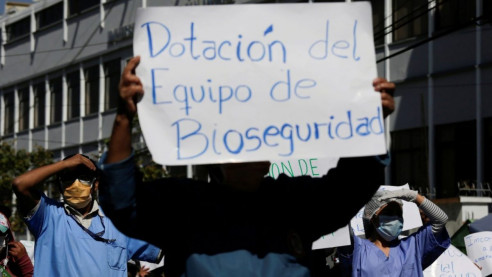 Bolivia: 600 médicos y enfermeras sin equipos de bioseguridad para operativo especial contra COVID-19 Bolivia