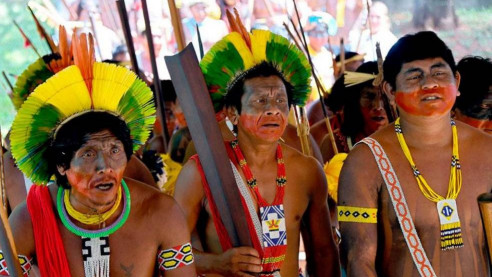 Tribus indígenas del Amazonia pasaron de enemigas a aliadas para enfrentar a Bolsonaro Brasil