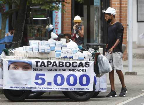 Colombia marca nuevo pico diario de muertes por coronavirus: Repunta la pandemia Latinoamérica