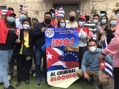 Venezuela: militantes del PSUV se movilizan en solidaridad con Cuba Venezuela