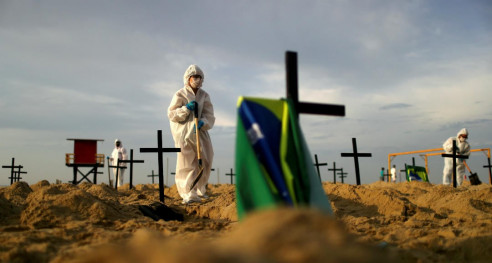Brasil supera las 90.000 muertes por COVID-19 Latinoamérica