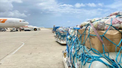Haití recibe segundo vuelo humanitario enviado por Venezuela: 30 toneladas de insumos fundamentales Latinoamérica