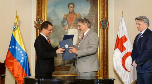 COVID-19: Venezuela se reunió con la Cruz Roja Internacional y la Media Luna Roja Venezuela